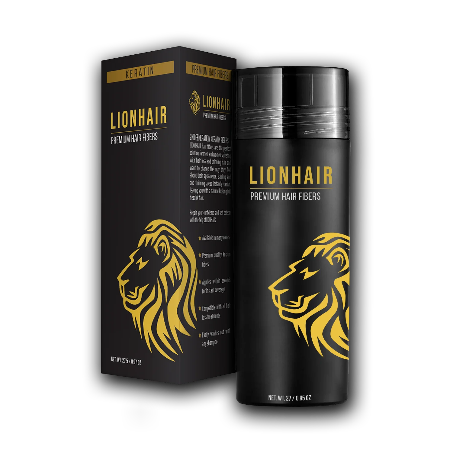 Lion Hair Haarpoeder | Haarpoeder voor Mannen | Lionhair